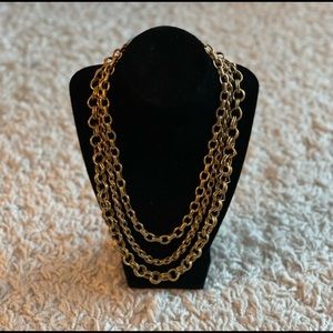 C. Wonder Gold Statement Necklace